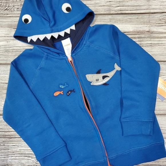 Gymboree NWT Shark Hoodie - Picture 3 of 3